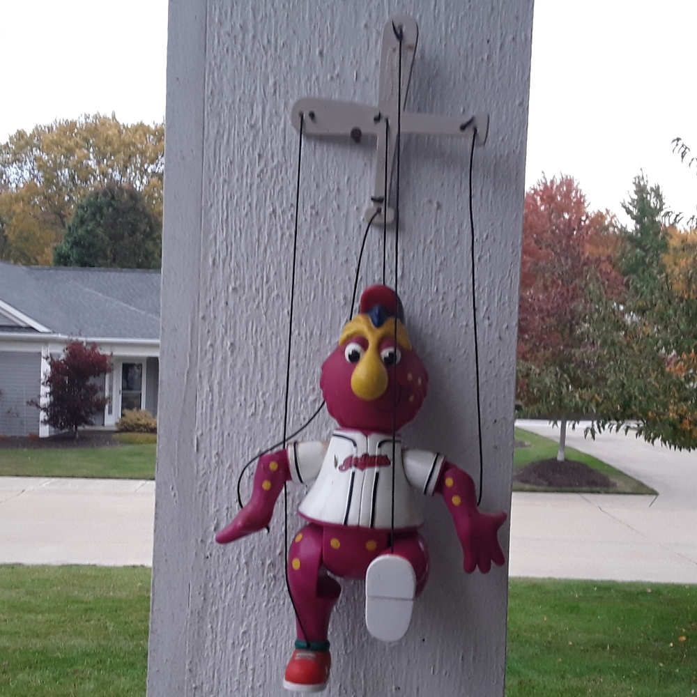 Slider Cleveland Indians Marionette Puppet